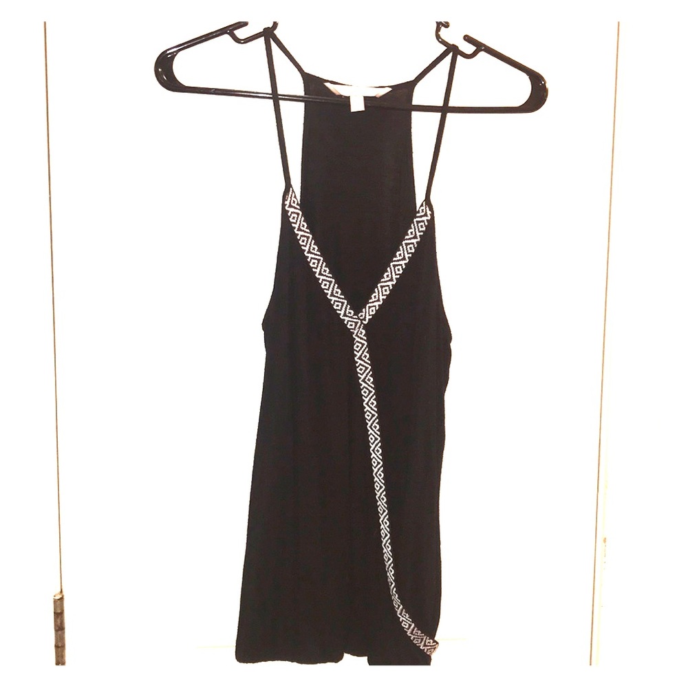 Black tank top